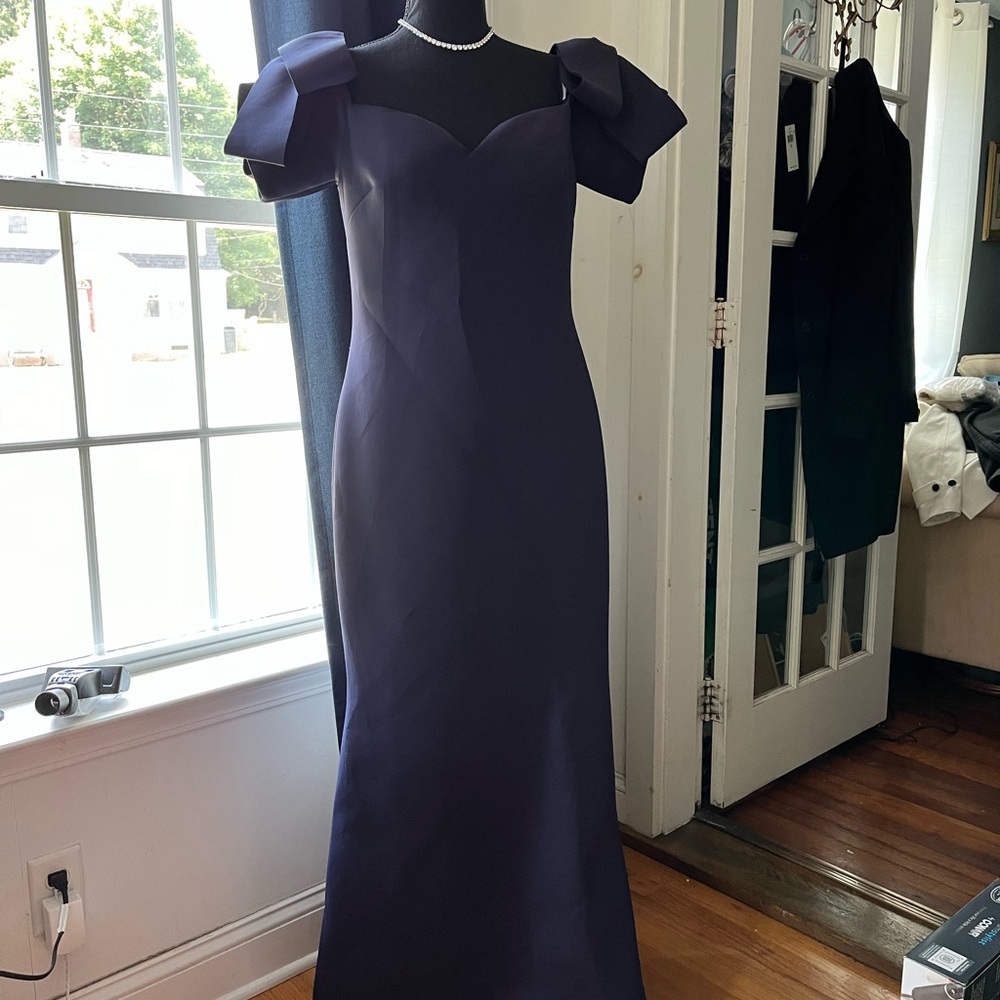 BADGLEY MISCHKA blue size 12 new with tags great mother of the bride dress
